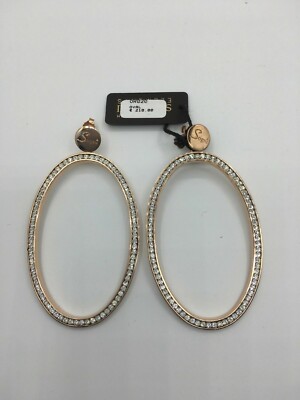 SOGNI Swarovski Elements OR020 OVAL Gold Damen Ohrringe (UR)