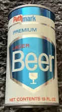 PATH MARK LAGER FLAT TOP BEER CAN #112-17 HOFBRAU BREWING PA.