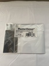 Mastervision Dry Erase Magnetic Tape Strips, 2" x 7/8", 25 Strips
