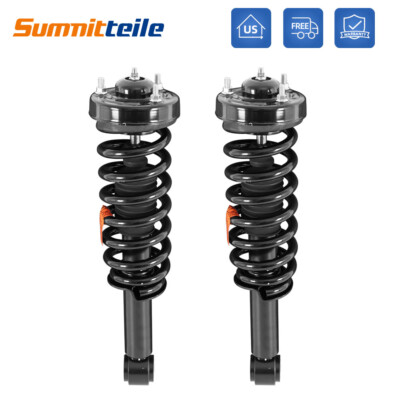 2PCS Front Complete Struts Shocks W/ Coil Springs For 2009-2013 Ford F150 RWD