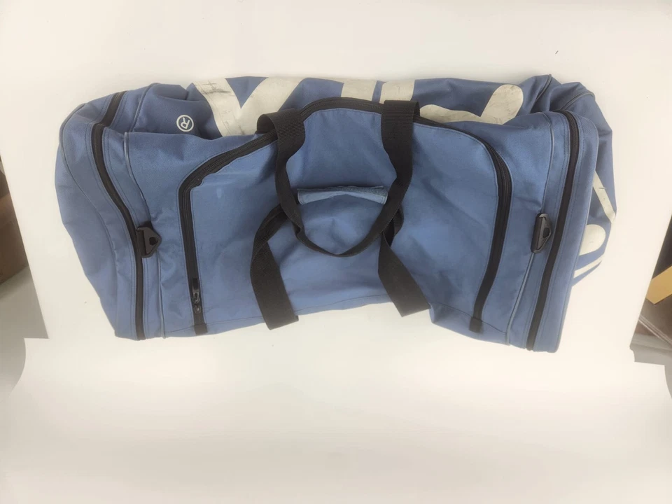 Bolsa de lona deportiva grande azul FILA para gimnasio Foto 3 de 4