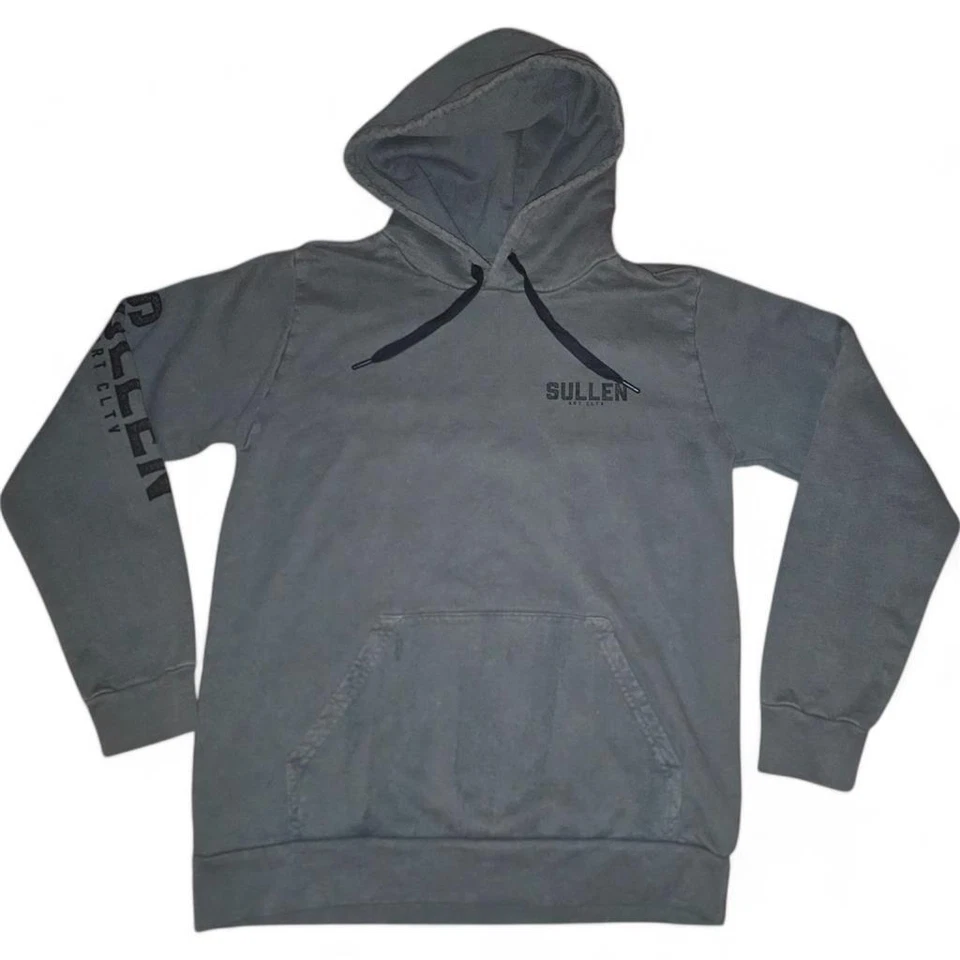 Sudadera con capucha tatuaje MMA de motociclista oliva nunca derrotado colectivo arte hosco para hombre S-XXXL Foto 2 de 2