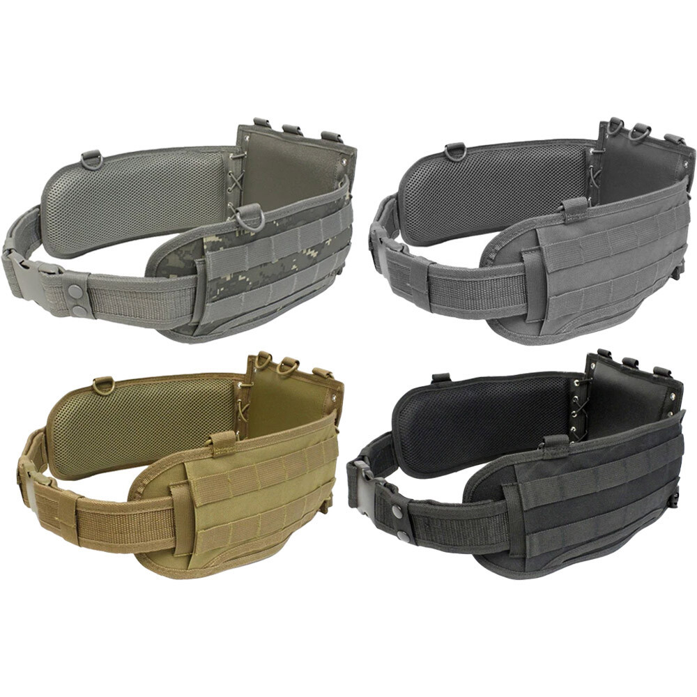 VISM Tactical Padded Airsoft MOLLE Compatible Battle Belt by