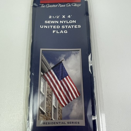 2 1/5 X 4’ U.S American Flag Made in USA by Valley Forge DuraTex Heavy Polyester - Picture 7 of 12