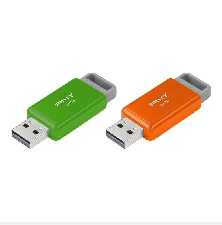 Brand New PNY USB 2.0 Flash Drives, 64GB, Pack Of 2 Flash/Jump Drives - Image 2 of 4