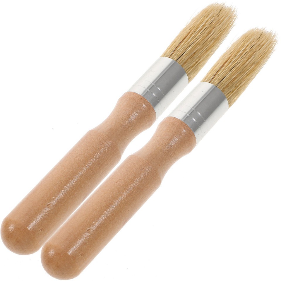 2 Pcs Hairbrush Cleaning Tool Watercolor Drawing Bulk Chalk Paint Oil