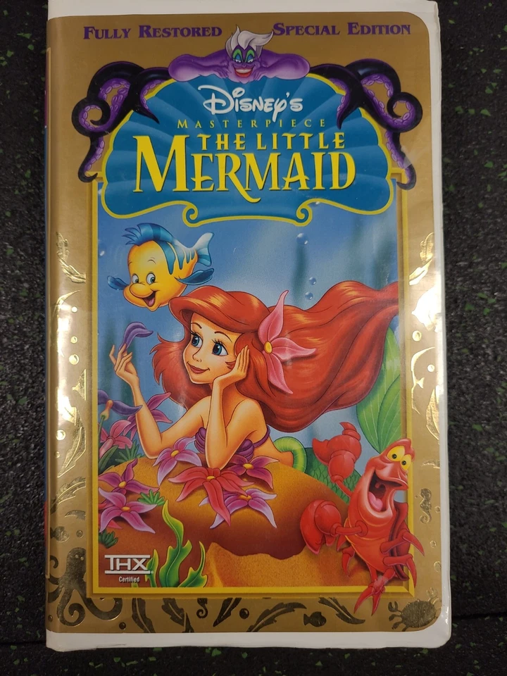 Walt Disney VHS 4 Pack - Beauty & Beast ; Little Mermaid ; Mulan ; Pinocchio  - Image 4 of 4