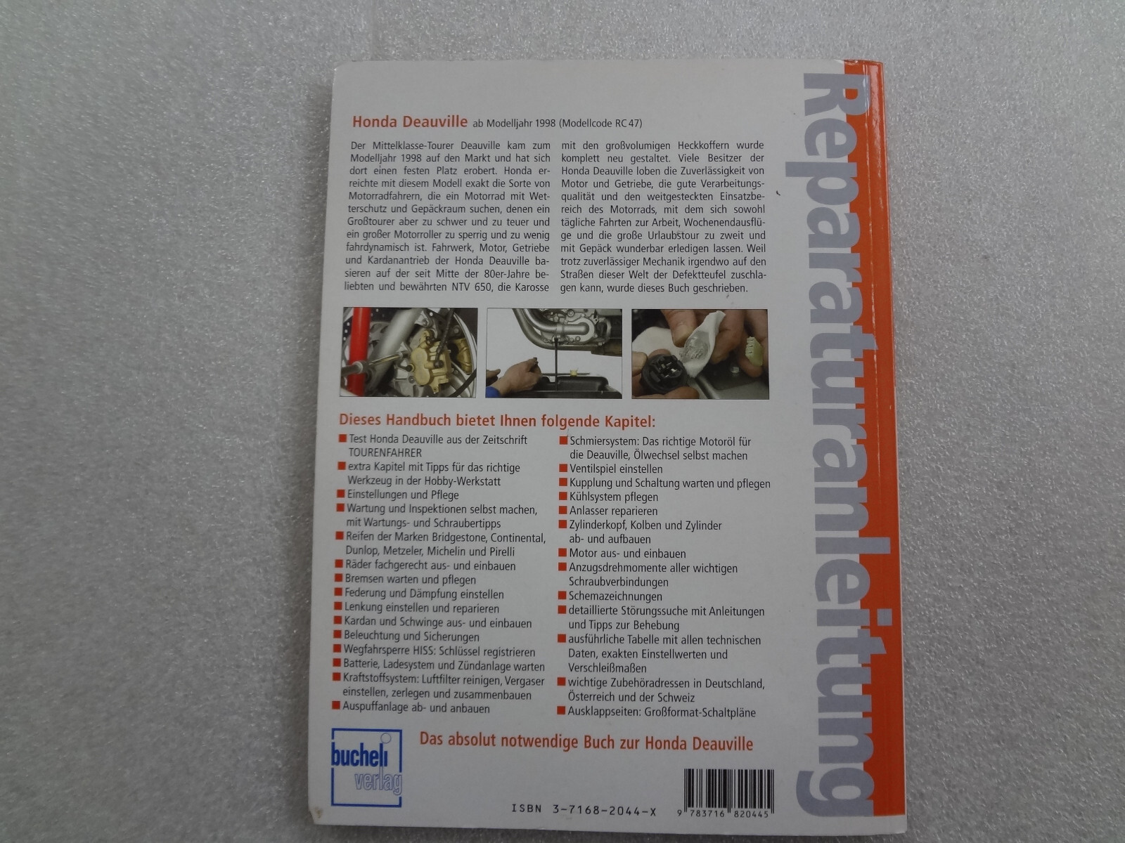 Thumbnail - Reparaturanleitung, Buch, Honda Nt 650 V Deauville, Rc47, Ab 1998,