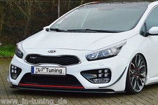 Spoilerschwert Frontspoiler Cuplippe Schwert aus ABS für Kia Cee'd GT mit ABE