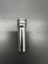 (C) SNAP-ON TOOLS SFS 121 3/8" DRIVE 6PT 3/8" SAE DEEP SOCKET - 1957 DATE - USA