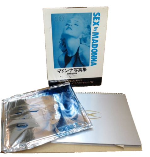 SEX by MADONNA PHOTO BOOK 1992 With BOX and CD Used from japan in japanese - Picture 1 of 5