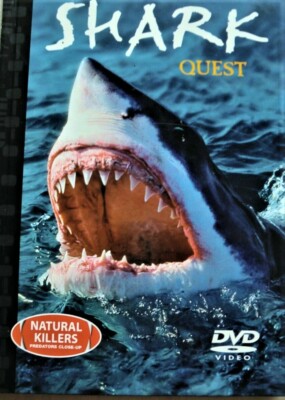 Natural Killers - Predators Close-Up: SHARK Quest DVD + BOOK VGC R0