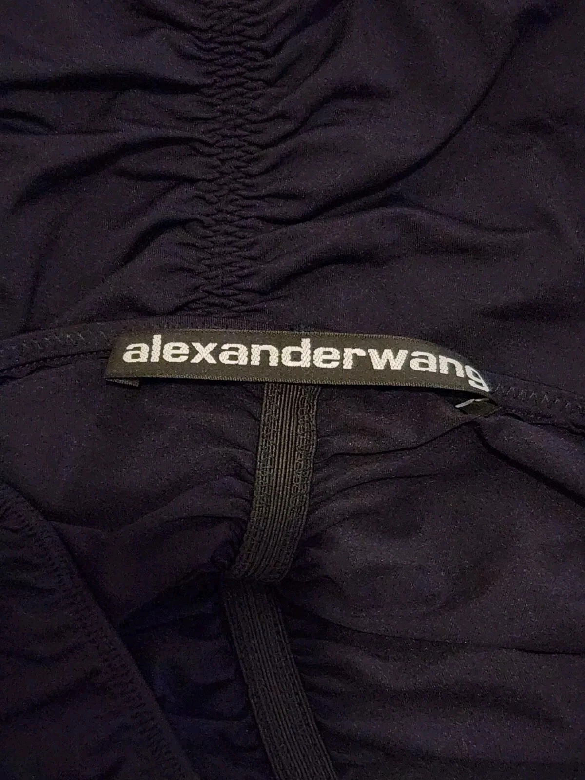 ALEXANDER WANG Vestito Slip Cami Increspato XL