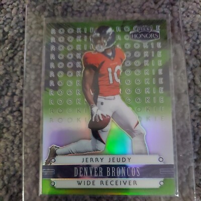 Jerry Jeudy 2020 Panini Honors Football Rookie Card RC #12 Denver Broncos WR /20
