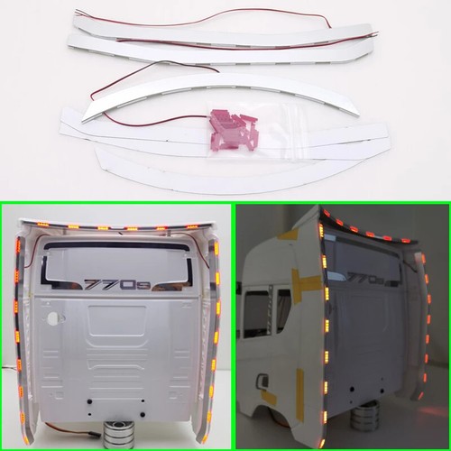 Feux LED Demon Eye Pour Camion RC 1/14 (Tamiya, Scania, Actros, Volvo) - PCB Prêt à Installer