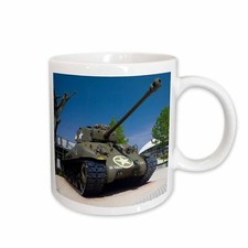 3dRose France, Normandy, WWII US Sherman tank - EU09 WBI4032 - Walter Bibikow Mu