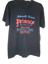 Prince's Hamburger "Fit For A King" End Of An Era T-Shirt Large Single Stitch