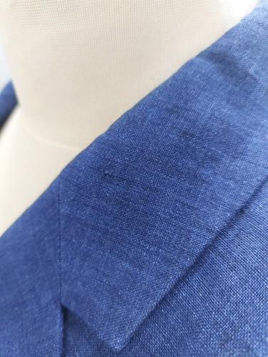 Hobbs Blue 100% Linen Jacket, Women's Formal Smart Work Blazer- Size 14 - Picture 4 of 13