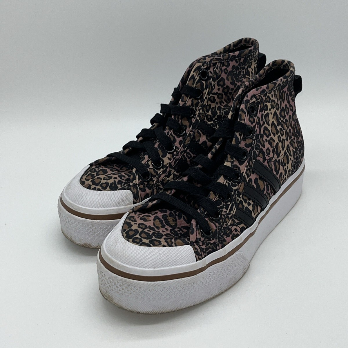 Adidas Nizza Platform Mid Leopard 2022 (GY9531) Women's Size