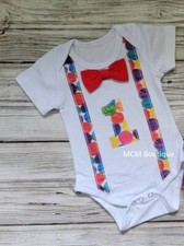 Niño Primer Cumpleaños Circo Payaso Plim Plim Punto Rojo Conjunto Body Mameluco Ropa