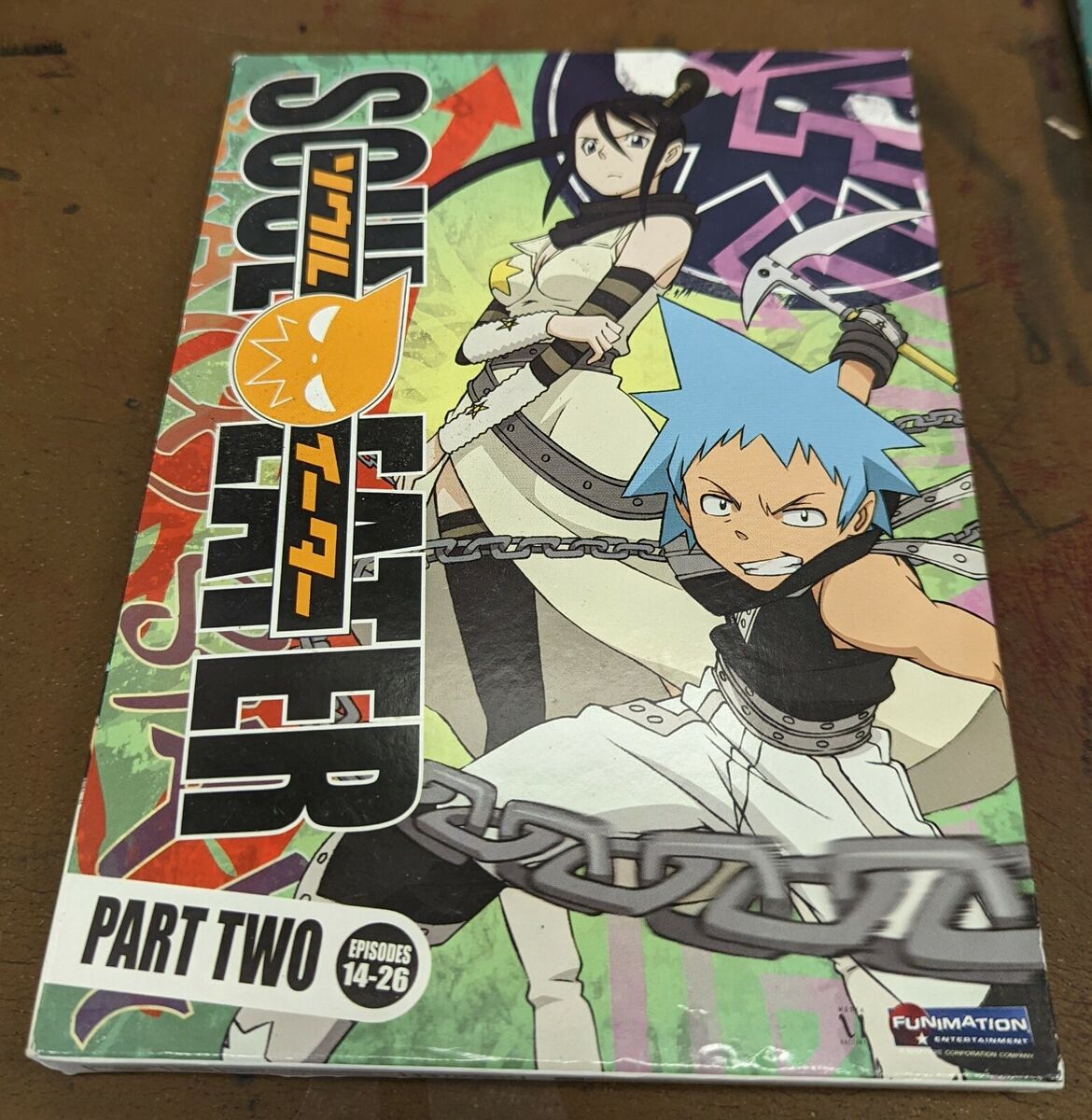 Soul Eater Part One & Two Lot of 2 Anime DVD - Episodes 1 - 26