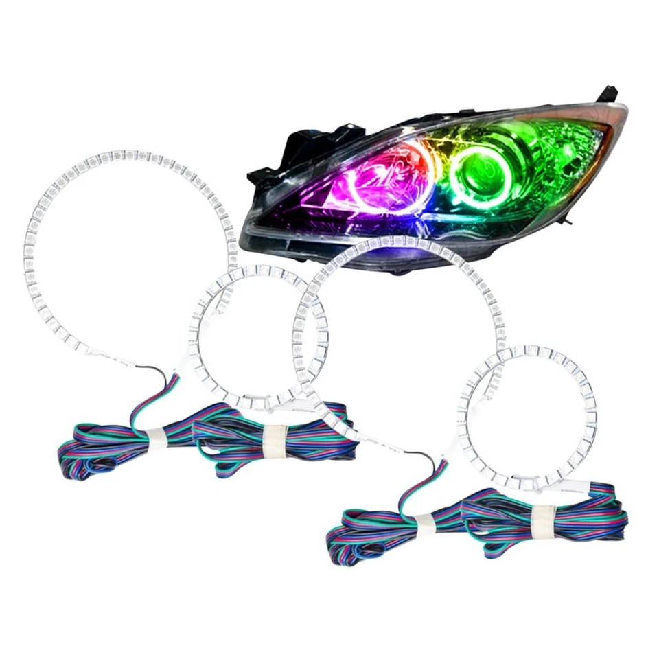 LED Halo Headlights Factory Surface Add On Custom Lights ColorSHIFT 2422-333 - Изображение 2 из 4