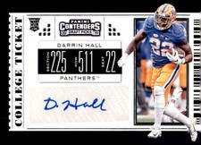 2019 Panini Contenders Draft Picks 166 Darrin Hall RC Autograph Rookie Card Auto