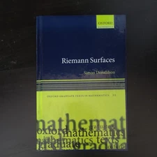 Riemann Surfaces, Hardcover by Donaldson, Simon - USED EXCELLENT