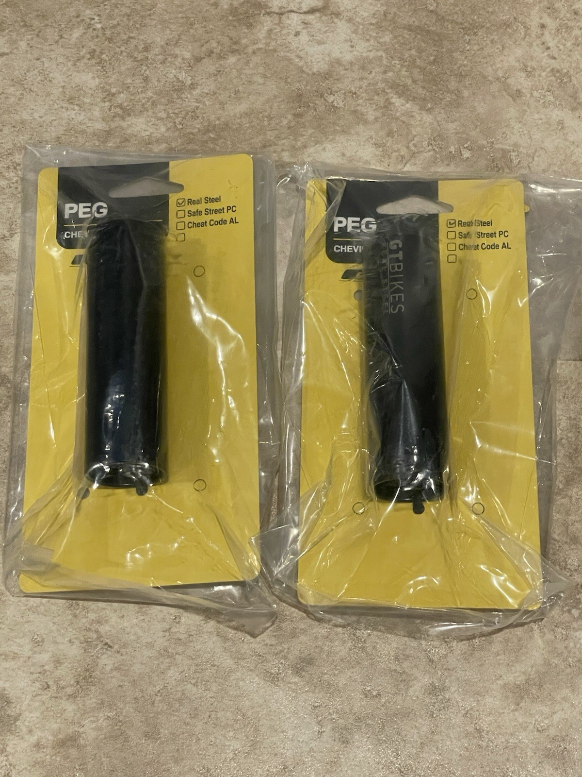 GT BMX Bike Peg Set Of 2 - 110mm (Black) (BMX) (Freestyle)