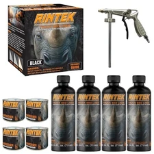 Rintek 1 Gal Spray-On Bed Liner Kit (2-Box) + Applicator Gun | 3:1 Urethane