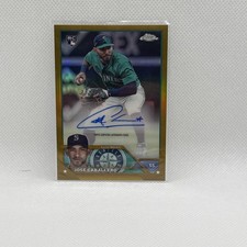 2023 Topps Chrome Update Series - Autographs Jose Caballero Gold Refractor /50