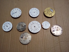 VTG Elgin,Waltham,Nickerbocker Pocket Watch Movements Parts Repair Lot Of 9