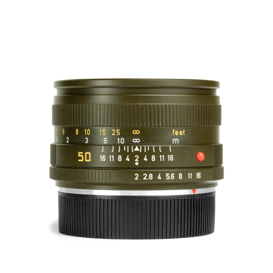 Leica R 50MM F2 Safari SUMMICRON-R V2 E55 1980s Olive Lens – EXC - Image 4 of 4