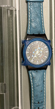 IN ORIGINAL BOX Vintage 1993 Swatch Watch Ellypting Model GB152 w Blue Guard