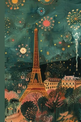 Paris Notebook and Journal: 6x9 - Lined - 120 Sheets - Matte Soft Cover