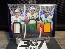 2017 Panini Illusions-Legacies Troy Aikman Joe Namath Kurt Warner  Relic Card