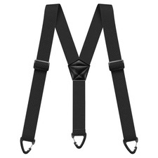 Heavy Duty Elastic Suspenders for Men Trouser Pants Braces Strap Work Belt