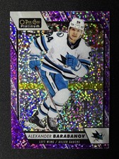 2023/24 Alexander Barabanov #87 OPC Platinum San Jose Sharks Violet Pixels /299