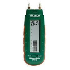 Extech MO210: Pocket Size Moisture Meter with 2-in-1 Digital LCD Readout &