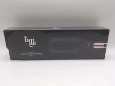 L'ange Le Vite Hair Brush Straightener Black Lange Thermal Ceramic NEW SEALED