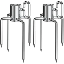 6002 Rotisserie Meat Forks(1-Pair) for Grills-Fits 1/2-Inch hexagon & 3/8-Inc...