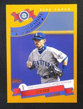 2002 TOPPS ICHIRO Topps Gold Glove Winner #704