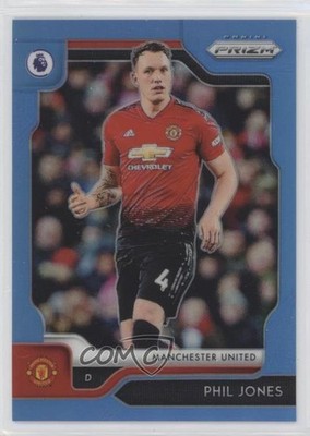 2019-20 Panini Prizm Premier League Blue Prizm 75/199 Phil Jones #59 4m4