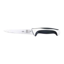 Mercer Culinary M23406WBH Millennia White Wavy Edge 6" Utility Knife