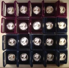 Complete 1986-2005 20-Coin Proof American Silver Eagle Collection Set OGP