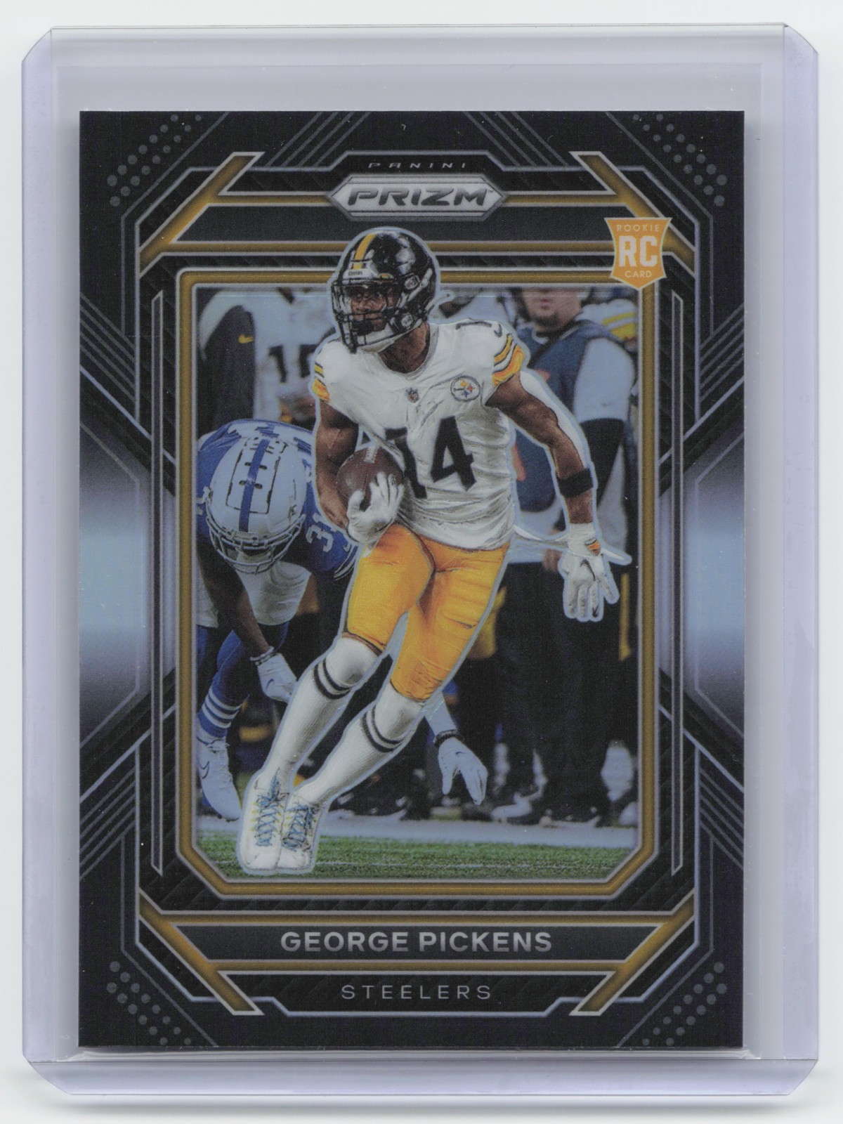 2022 Panini Chronicles #PB-20 George Pickens Prizm Black Silver