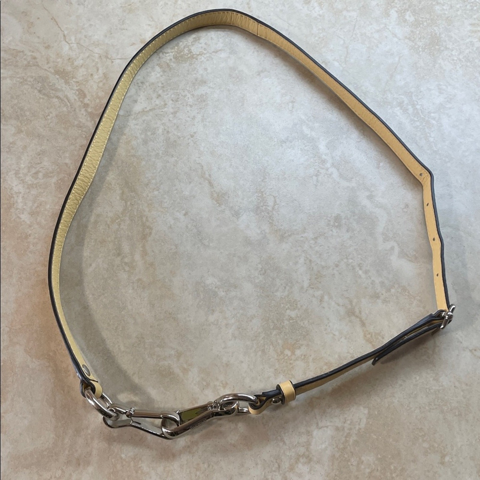 Coach Adjustable Bag Strap Replacement Yellow Lea… - image 2