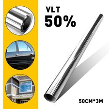 Silver 50 Vlt Uncut Roll Window Tint Film 20 X 10ft Feet Car Home Office Glass
