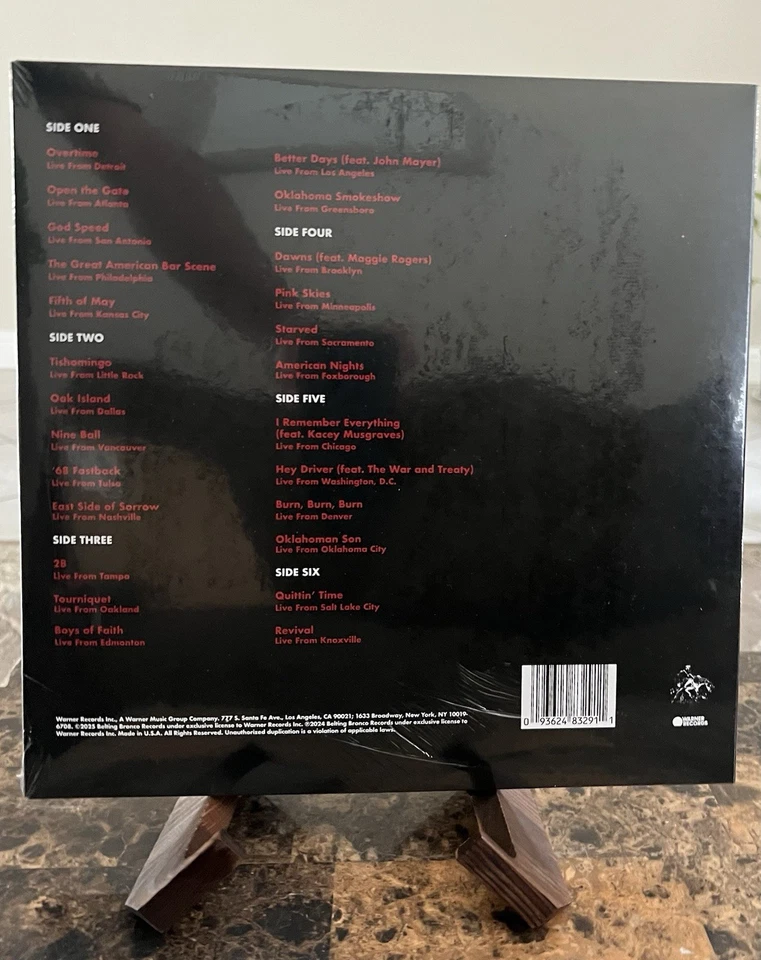 NEW SEALED Zach Bryan 24 (Live) 3LP Limited Edition /2500 Vinyl LP - Image 2 of 2