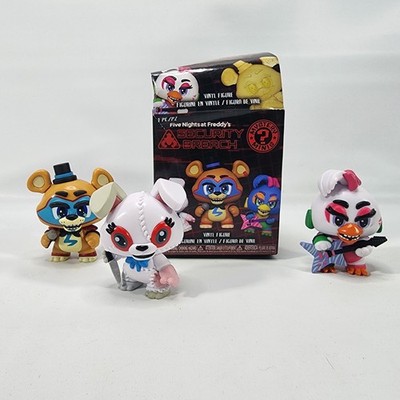 Funko Mystery Mini SECURITY BREACH FIGURE LOT/3 Chica Vanny five nights freddys